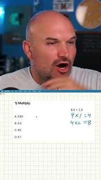 Multiply Decimals Without a Calculator! #gedmath #mathhelp