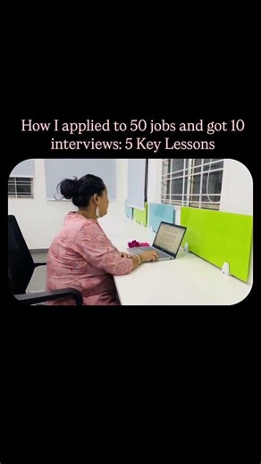 How I applied to 50 jobs and got 10 interviews: 5 Key Lessons #shorts #biotechnology #biobuddy336