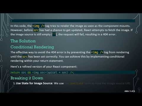 How to Dynamically Set img src in React Without Getting a 404 Error