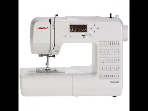 Janome DC1050 Computerized Sewing Machine demo by Ken's Sewing Center in Muscle Shoals, AL