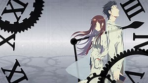 Makise Kurisu and Rintaro Okabe Steins;Gate Live Wallpaper - MoeWalls
