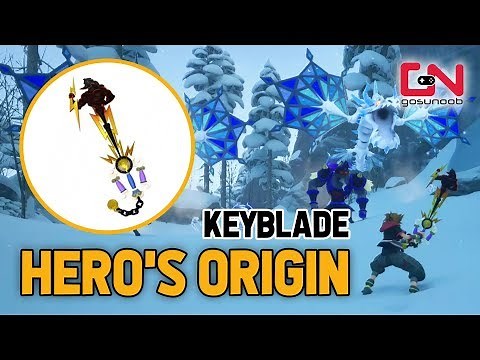 Kingdom Hearts 3 - Hero's Origin Keyblade - Showcase