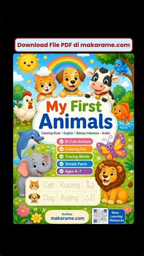My First Animals Coloring Book