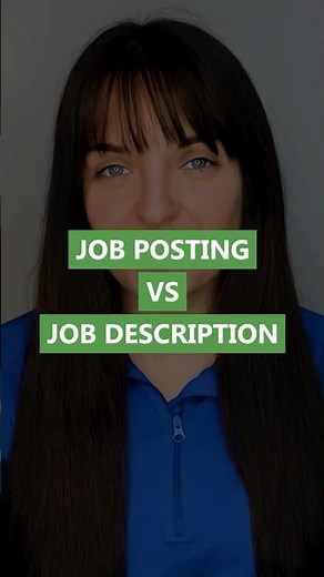 Job Posting vs. Job Description #shorts