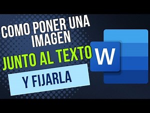 Learn how to place an image next to text and fix it so it doesn't move in Word