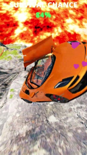 Fire Truck and Cars vs Giant Lava Pit – BeamNG.drive #3 #beamng #shorts #truck #automobile