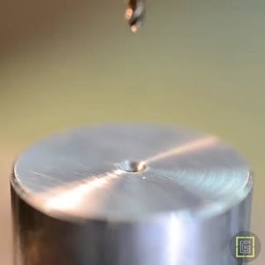 M2 tapping in 7075 - worked just fine with my drill press driven by a variable frequency drive. Credit: IG User @karlgroetzinger | Practical Machinist