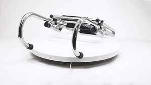 White Water - B00365-4 Step Gunwale-Mounted Removable Ladder | Marine 304 Stainless Steel Heavy-Duty Boarding Ladder | Corrosion-Resistant w/Deck Mount Brackets | Non-Slip Steps for Boats & Yachts