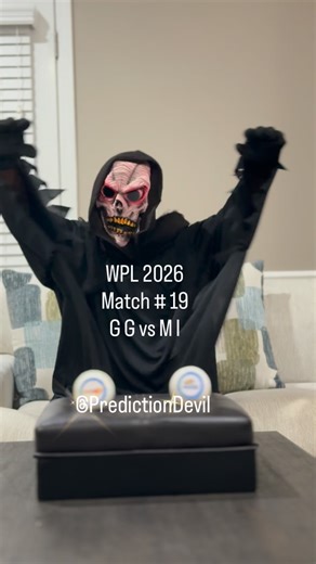 Prediction Devil on Instagram: "WPL 2026 Match 19 GG vs MI prediction #cricket #cricketprediction #ipl #wpl #viratkohli"
