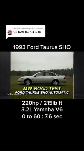 1993 Ford Taurus SHO: The American Sports Sedan