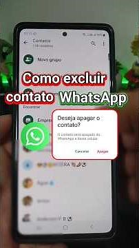 Como EXCLUIR CONTATO do WhatsApp (passo a passo)