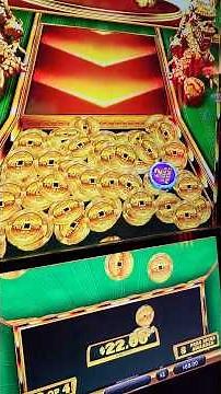 This Coin Pusher Slot Machine Bonus is CRAZY! #slots #lasvegas #casino