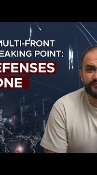 'Israel's' multi-front wars hit breaking point: 81% defenses gone