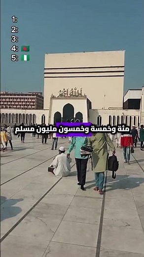 The top 5 countries in the world with the largest Muslim populations 🤯 You won't believe the firs...