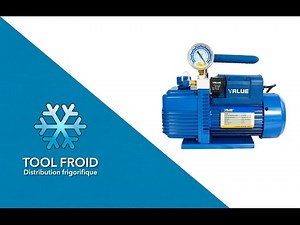 Présentation pompe à vide climatisation value 100L