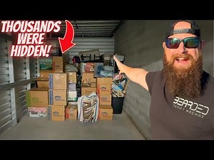 This storage unit had secrets! Thousands hidden!