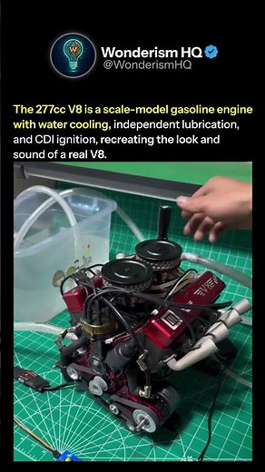 The Mini V8 Engine That Actually Runs