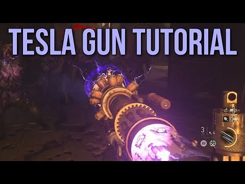 Tesla Gun Tutorial (Call of Duty: WW2 Zombies Gameplay & Easter Egg Tutorial)