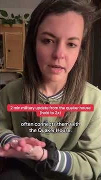 2 minute military update from the quaker house in appalachia