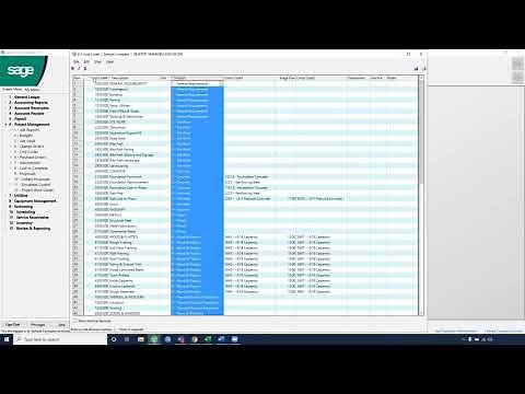 Accounts Receivable: Create Cost Codes and Divisions in Sage 100 Contractor