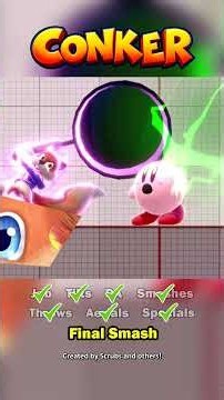 Someone put Conker in Smash Ultimate and he is AMAZING!