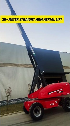 Boom Lift in Action - Aerial Work Platform Demonstration #aerialworkplatform#boomlift#heavymachinery