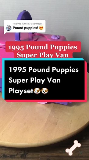 1995 Pound Puppies Super Play Van Playset