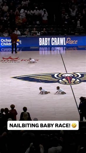 This baby race will have you on the edge of your seat 😂 (via: @nba) | TSN