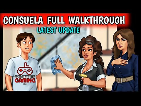 CONSUELA FULL WALKTHROUGH 🔥 SUMMERTIME SAGA 0.20.8 UPDATE 🔥 CONSUELA SUMMERTIME GUIDE