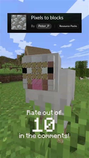 Cool Minecraft Texture Packs! (Pixels to blocks)
