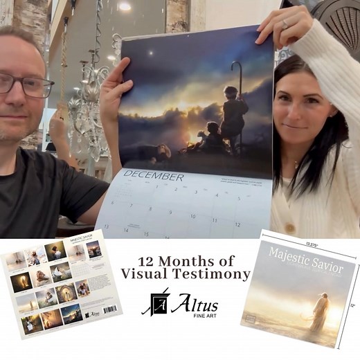 Every schedule needs structure. But your spirit needs reminders. The 2026 Calendars from Altus Fine Art gives you both — space to plan and art that keeps Christ at the center. From temple scenes to portraits of the Savior, every page brings you back to what matters. 📅 Includes a FREE 8x10 print with every calendar — because your wall should remind you who you’re becoming. 🕊️ Start your year with more than dates. Start it with direction. 👉 Order your 2026 calendar today. | Altus Fine Art