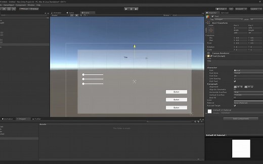 Unity3D响应式UI教程，在任何分辨率下保持统一
