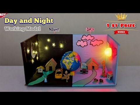 How Day and Night Work 🌍 | Easy Science Fair Project (Working Model)