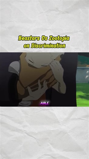 Beastars Us Zootopia on Discrimination