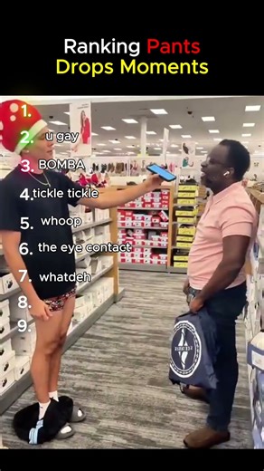 Ranking Best Pants Drop Moments #shorts #funny #prank #edit