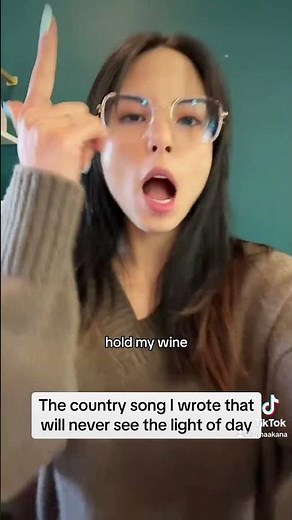 The country song I wrote that’ll never be released