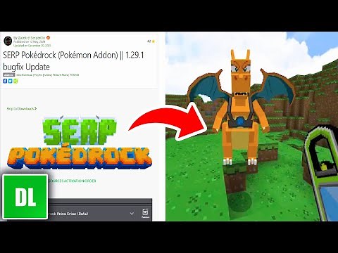 How To Download Serp Pokedrock Addon For Minecraft Bedrock! - Tutorial