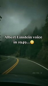 Albert Einstein voice in 1949