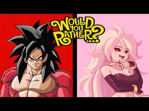 SSj4 Goku & Majin Android 21: Would You Rather