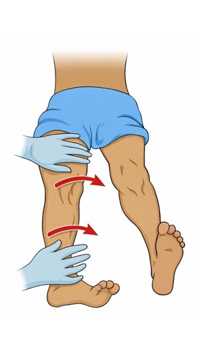Medical Education on Instagram: "The log roll test is used to evaluate the hip joint as a cause of hip pain. With the hip and knee fully extended, the examiner stabilizes the limb by placing one hand at the mid-thigh and the other at the calf, then passively rotates the entire leg and hip through internal and external rotation to the maximal available range of motion. The test is considered positive if this maneuver reproduces pain, clicking, popping or abnormal range of motion. Diagnostic accur