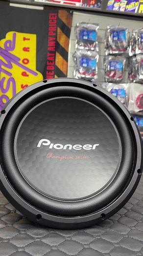 Pioneer 12” Champion Series Subwoofer - Powerful Bass for Car Audio