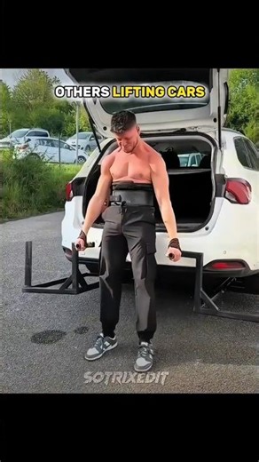 Others Lifting Cars vs This Guy 💀