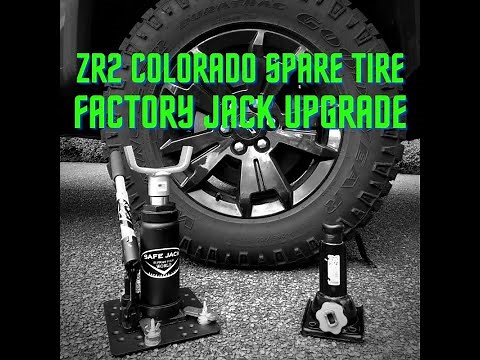 Chevy Colorado ZR2 Factory Jack & Spare Tire - Upgrade to the Safe Jack Off-Road Private Kit