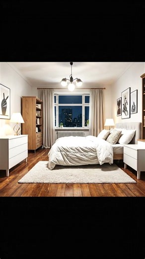 ห้องนอนที่สกปรก A messy bedroom,but it’s not hard to clean if you decide to do it #cleanup #roommake