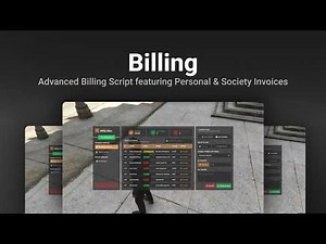 FiveM Billing - Most Advanced Billing Script | Personal & Society Invoices