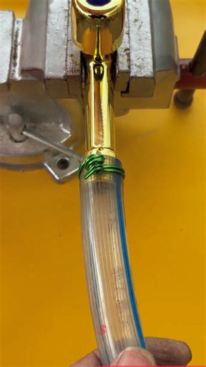 New Idea! Tap to Plastic Pipe Connection 🎉 Easy DIY Plumbing Hack 👍 #craft #outdoors #shorts