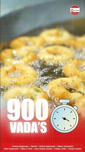 Chandran Steels | 😲 India’s Fastest Automatic Medu Vada Machine | Perfect for Hotels & Catering