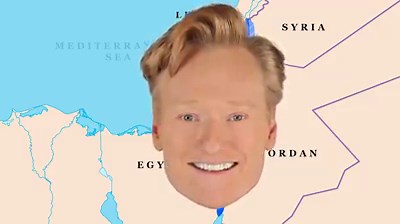 On Conan's first day in Israel, he holds up traffic, sings with Elvis, and becomes the face of Goldstar beer. #ConanIsrael | Team Coco