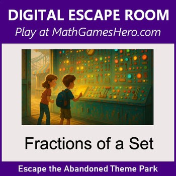 Fractions of a Set | Digital Math Escape Room Game