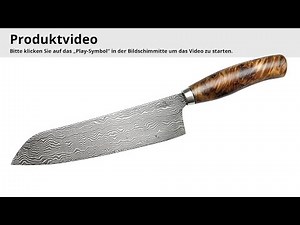Santoku Küchenmesser Schmiedeglut Produktvideo